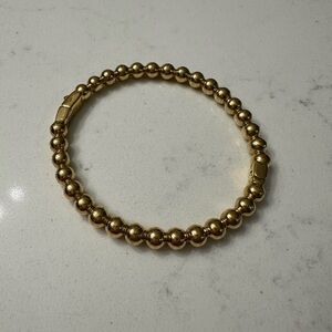 Kate Spade New York Gold Beaded Bracelet with Clasp